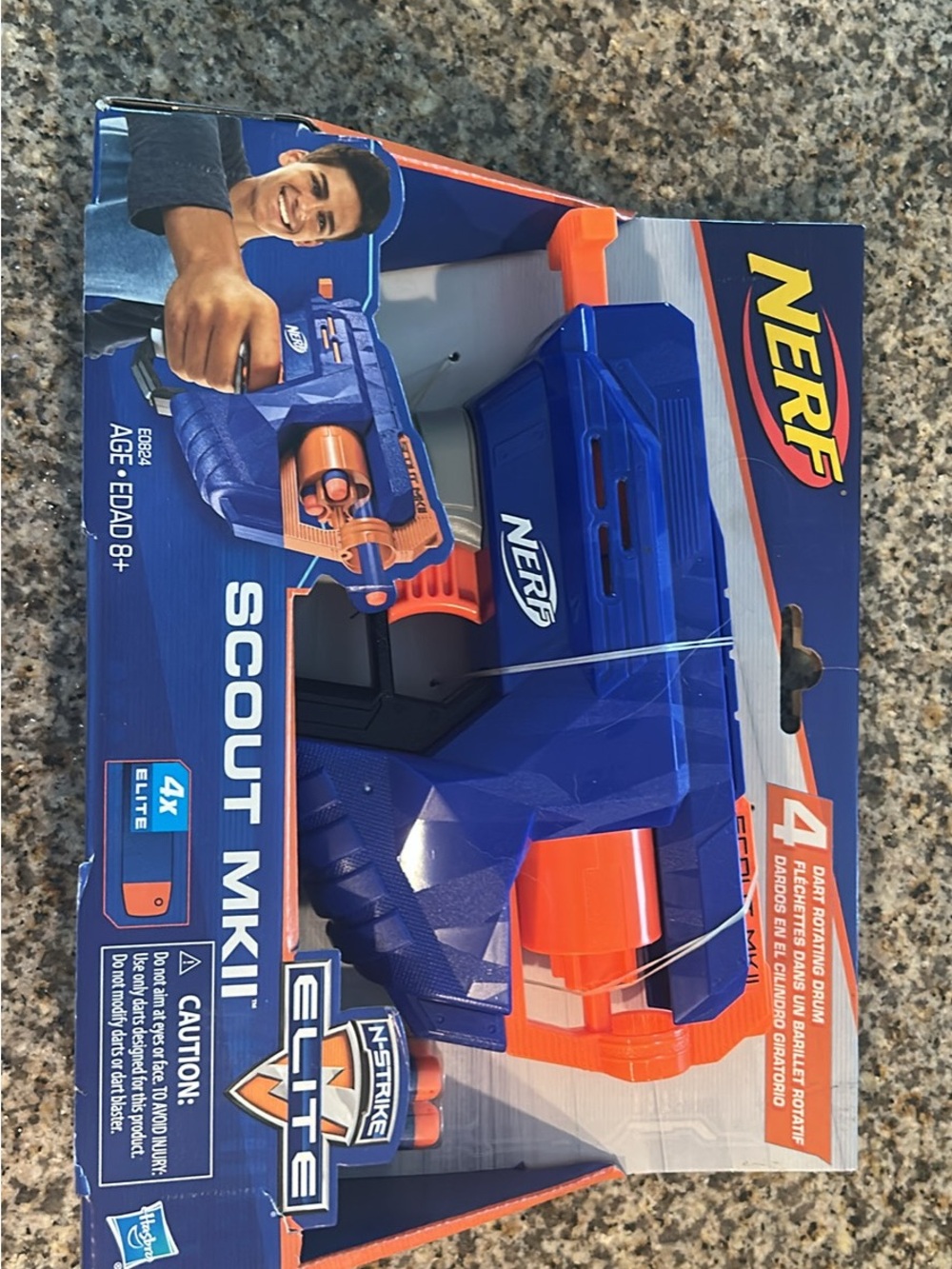 Nerf Scout MKII Elite Blaster - Blue & Orange